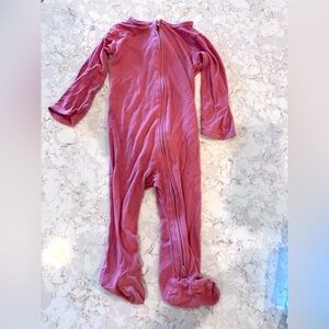 Carter’s 9M - double zipper - Cozy Pink Kids One Piece